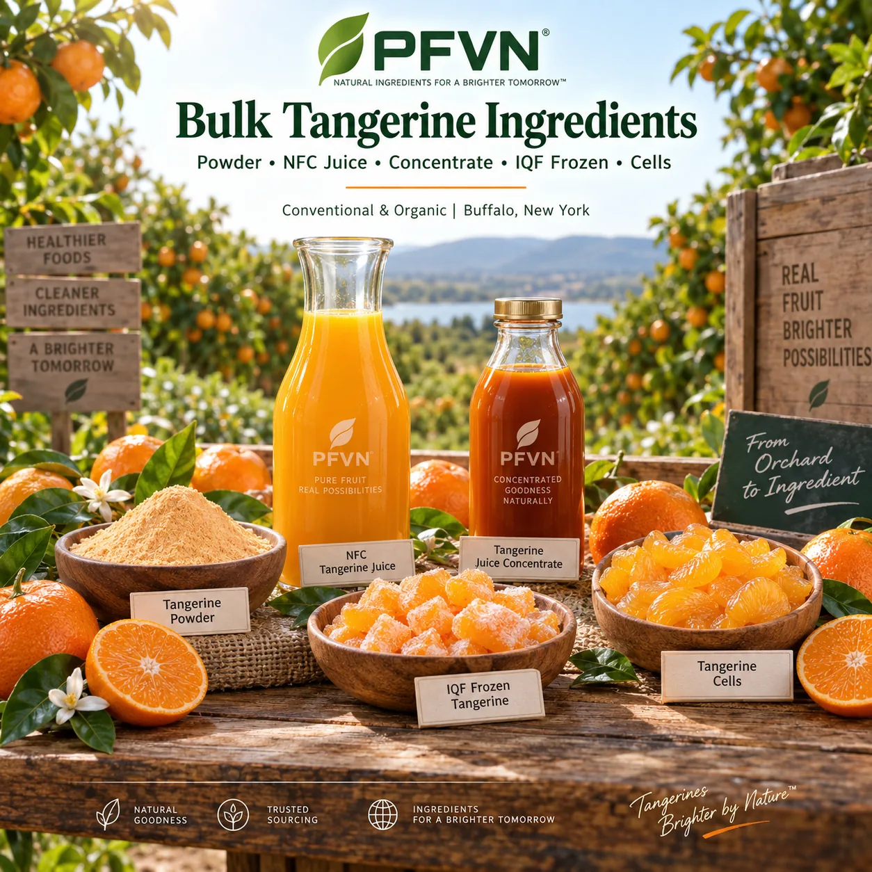 Bulk Tangerine Powder
