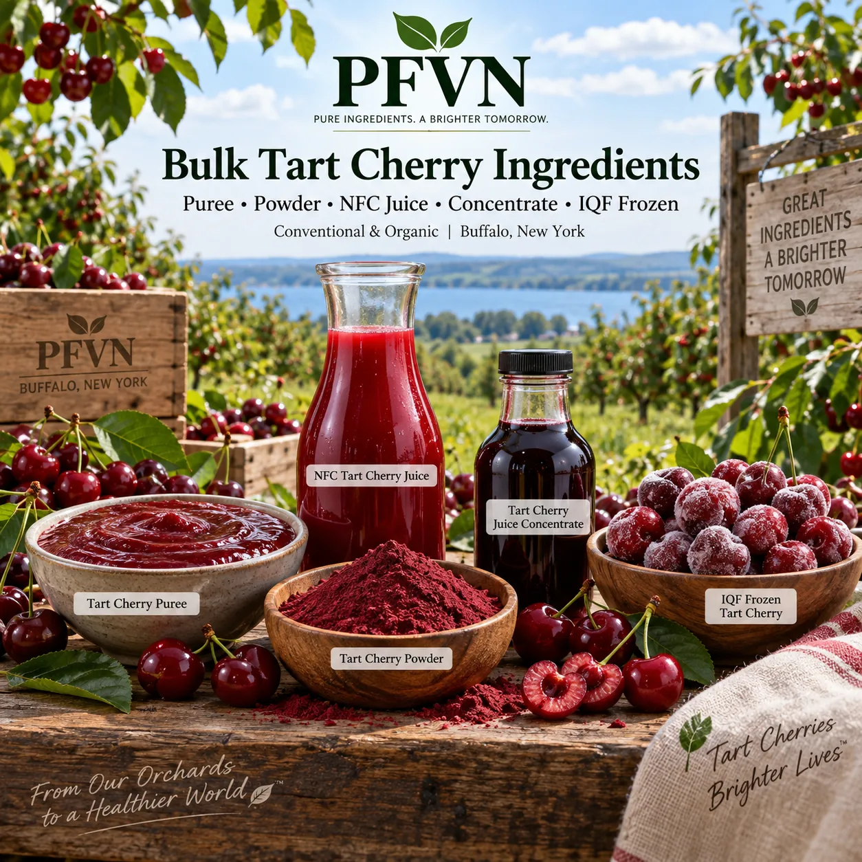 Tart Cherry nfc juice for industrial manufacturing